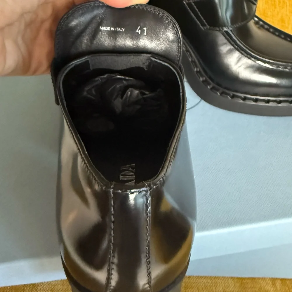 Prada Black Loafers - Picture 3 of 8